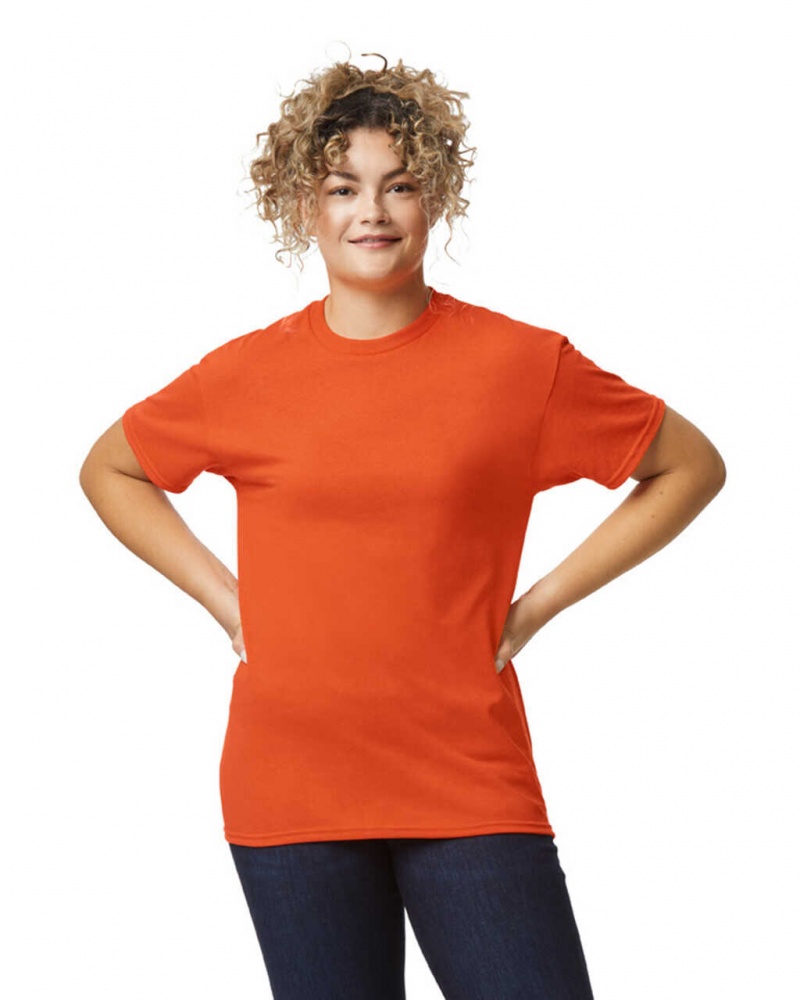 Orange Women's Gildan 8000 T-Shirts | MTGK10758