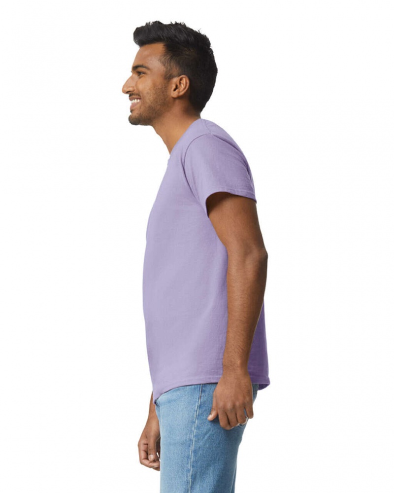 Orchid Men's Gildan 2000 T-Shirts | GHNI46092