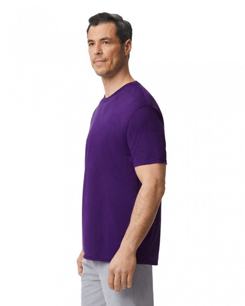 Purple Men's Gildan 42000 T-Shirts | ZYCF87193