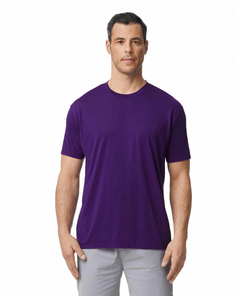 Purple Men\'s Gildan 42000 T-Shirts | ZYCF87193