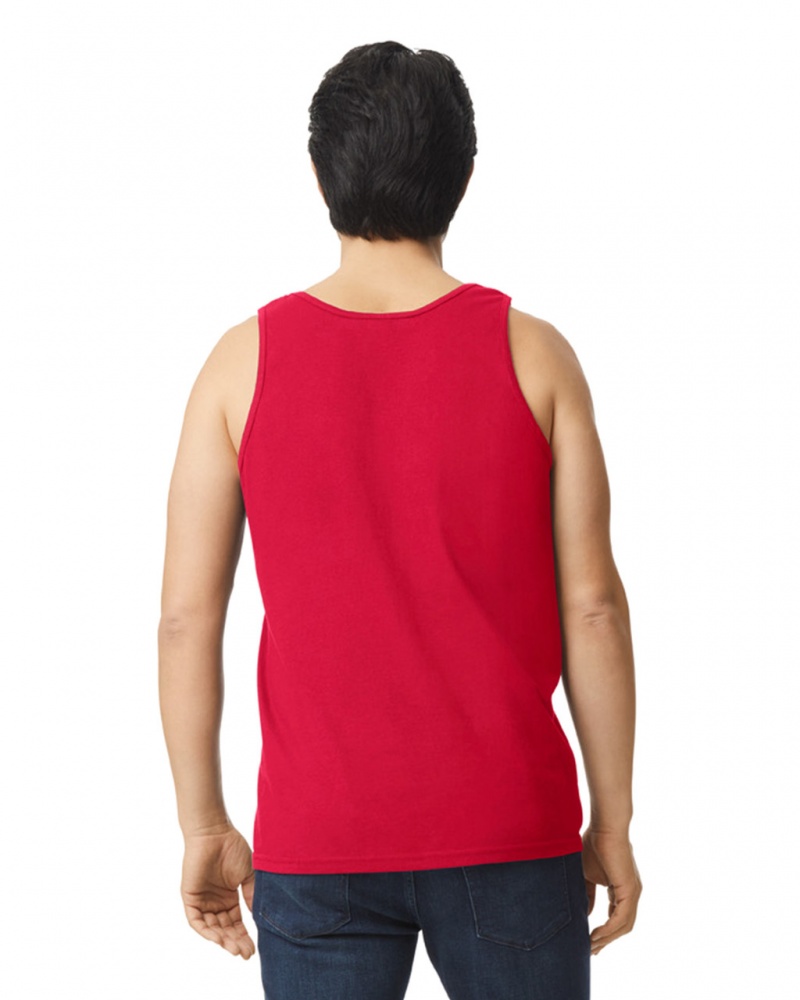 Red Men's Gildan 2200 Tanks | EHKV96483