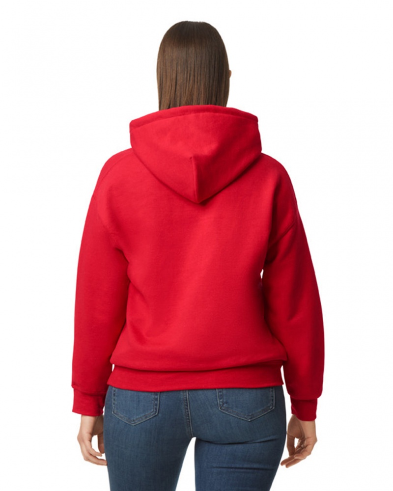 Red Women's Gildan 12500 Hoodie | ERLZ25301