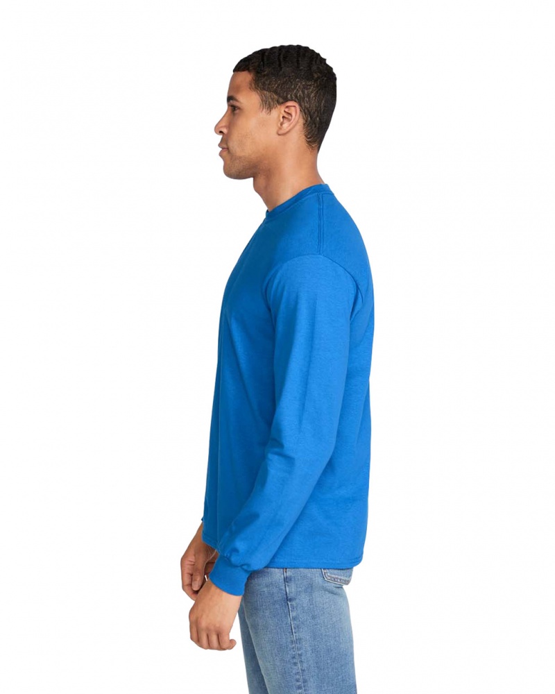 Royal Men's Gildan 2400 Long Sleeve T-Shirts | KARB89123