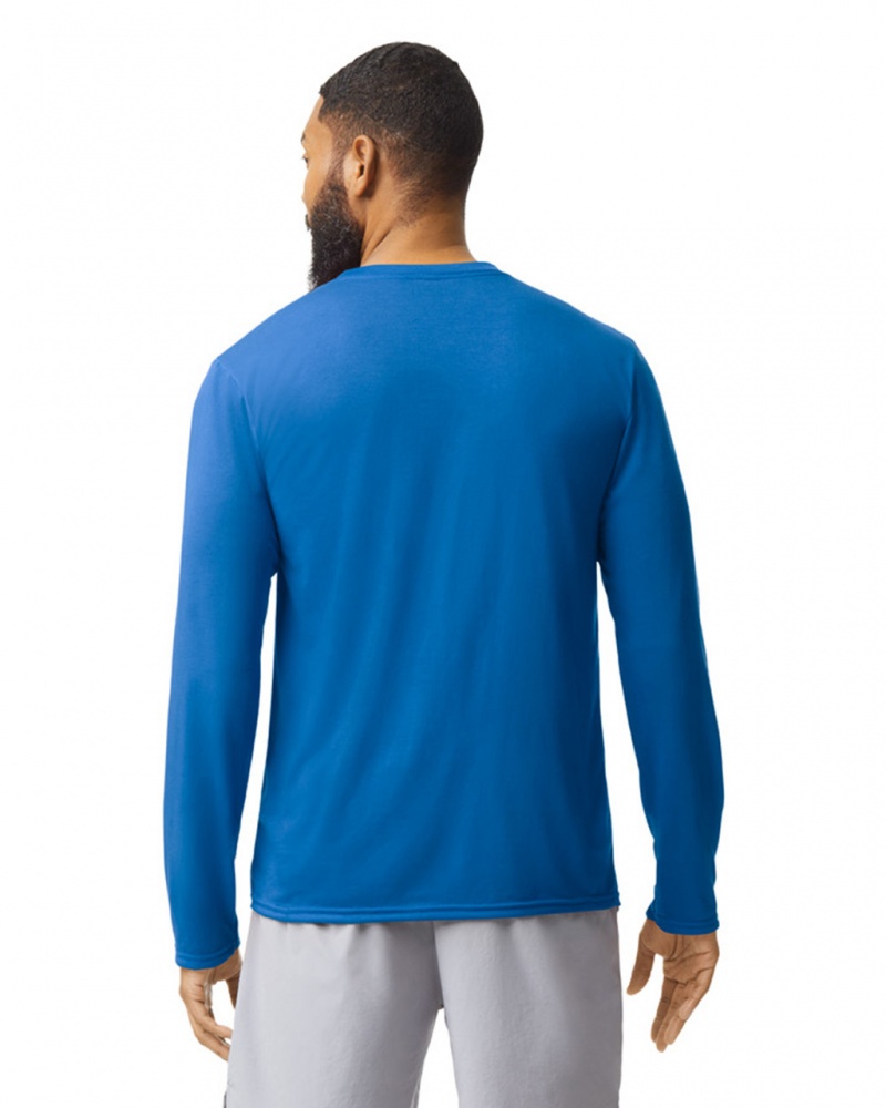 Royal Men's Gildan 42400 Long Sleeve T-Shirts | HQXY47915