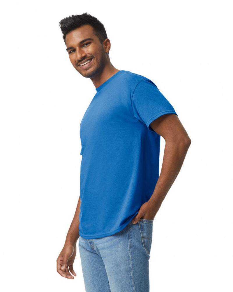 Royal Men's Gildan 5000 T-Shirts | ECDG36179