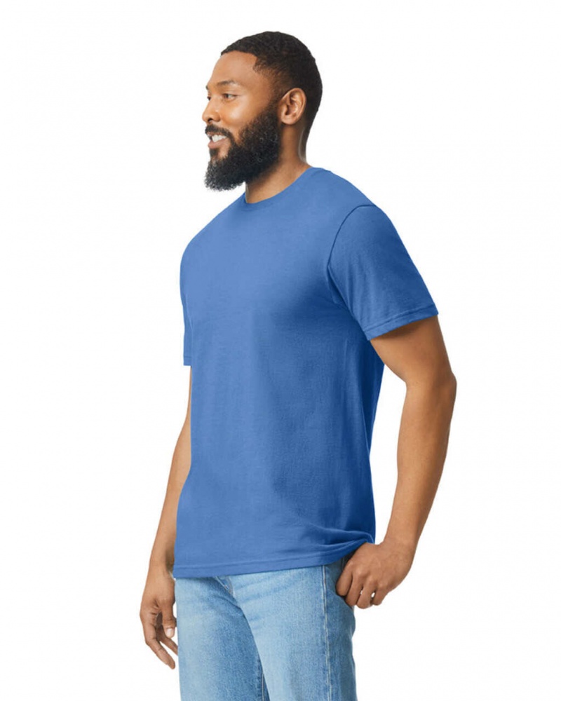 Royal Mist Men's Gildan 67000 CVC T-Shirts | GETL21863