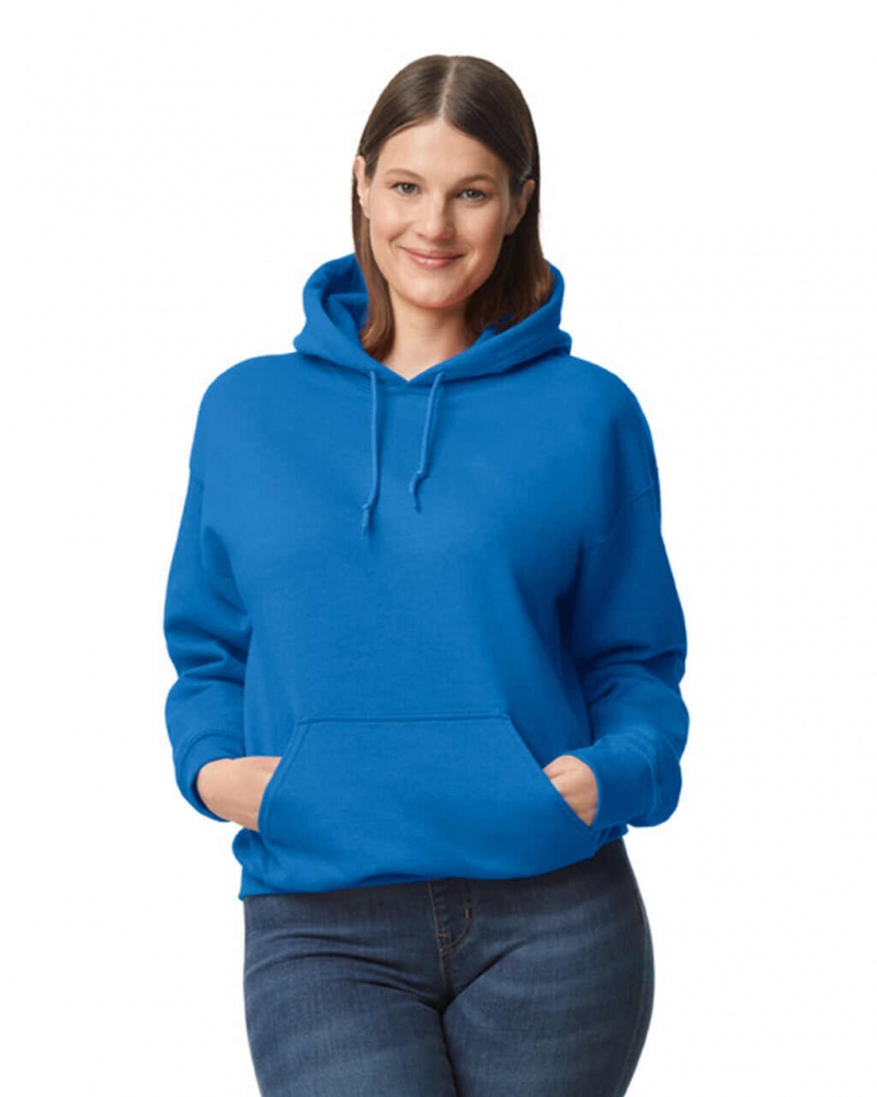 Royal Women\'s Gildan 12500 Hoodie Sweatshirt | NZMI43158