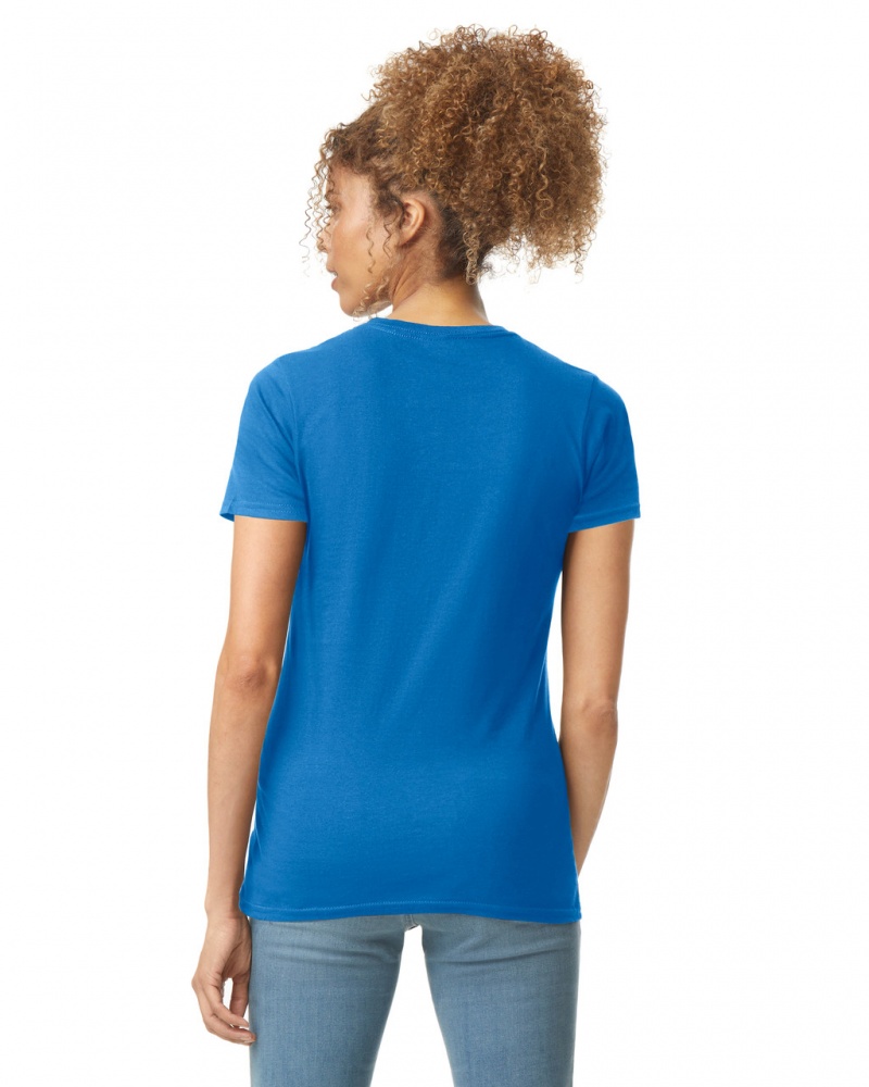 Royal Women's Gildan 64000L T-Shirts | KNOC86097