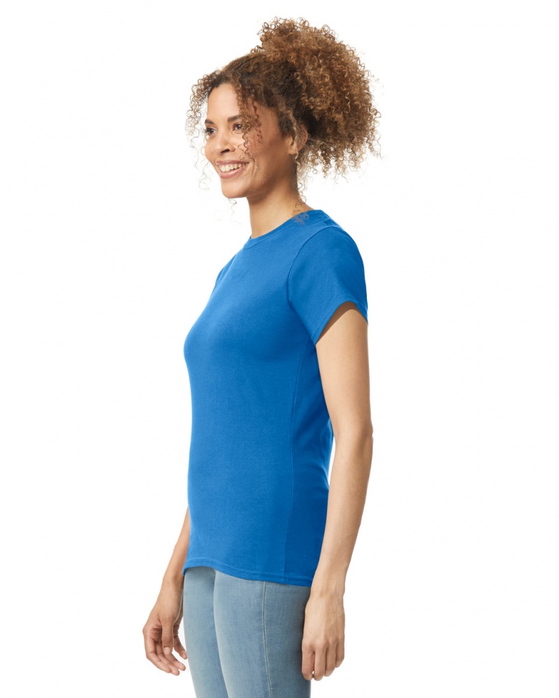 Royal Women's Gildan 64000L T-Shirts | KNOC86097