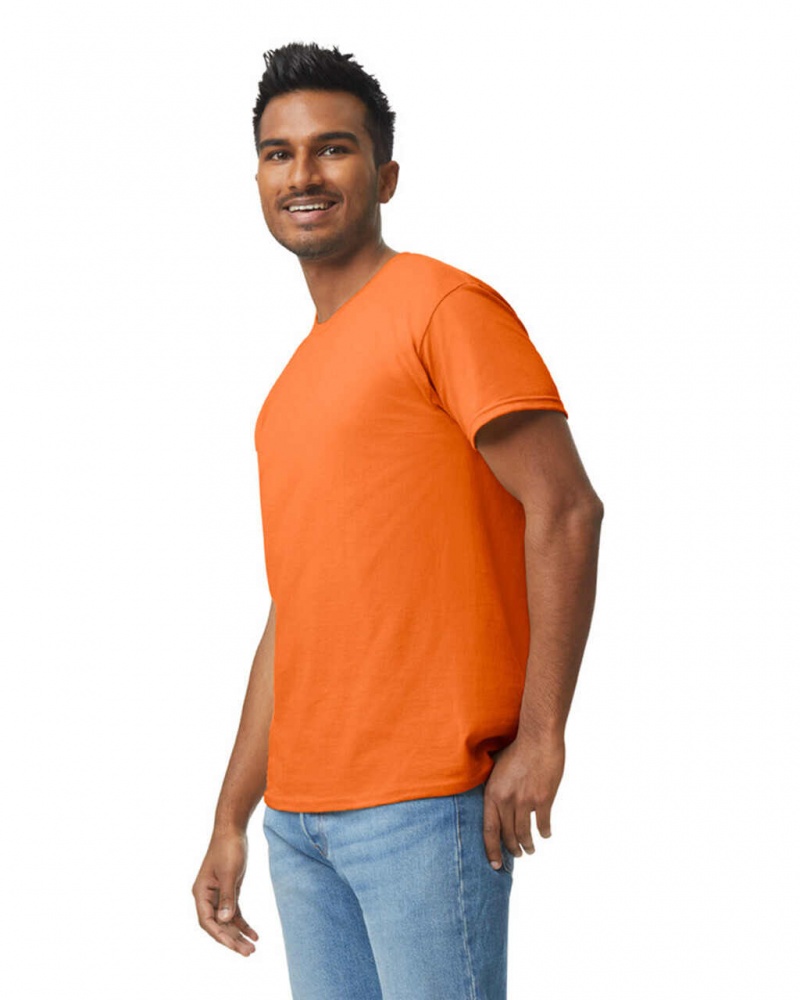 S Orange Men's Gildan 5000 T-Shirts | EKHB78064