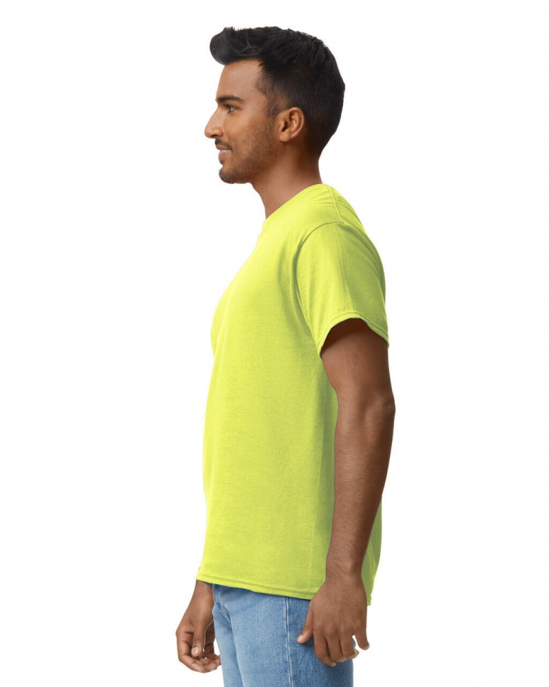 Safety Green Men's Gildan 2000 T-Shirts | ITGQ97148