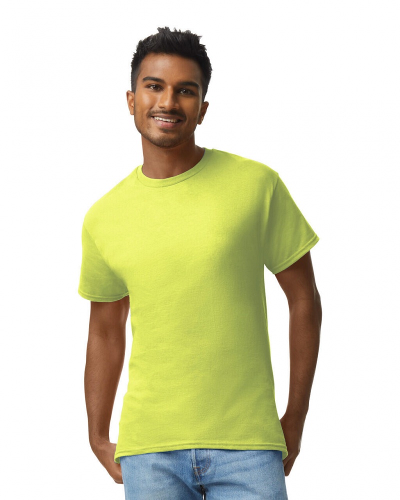 Safety Green Men\'s Gildan 2000 T-Shirts | ITGQ97148