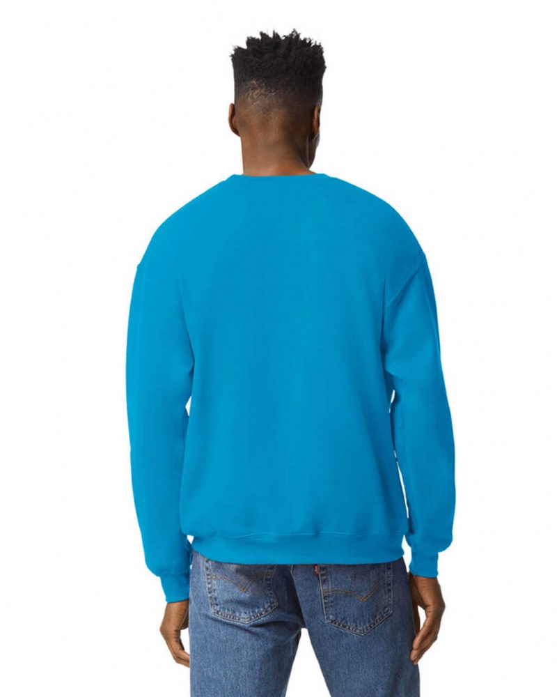 Sapphire Men's Gildan 18000 Crewneck Sweatshirt | ICEB39021