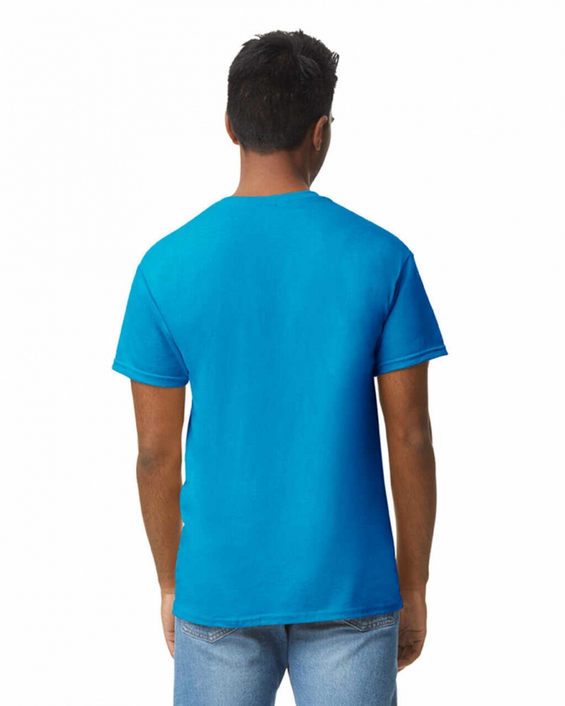 Sapphire Men's Gildan 5000 T-Shirts | AVBM69403