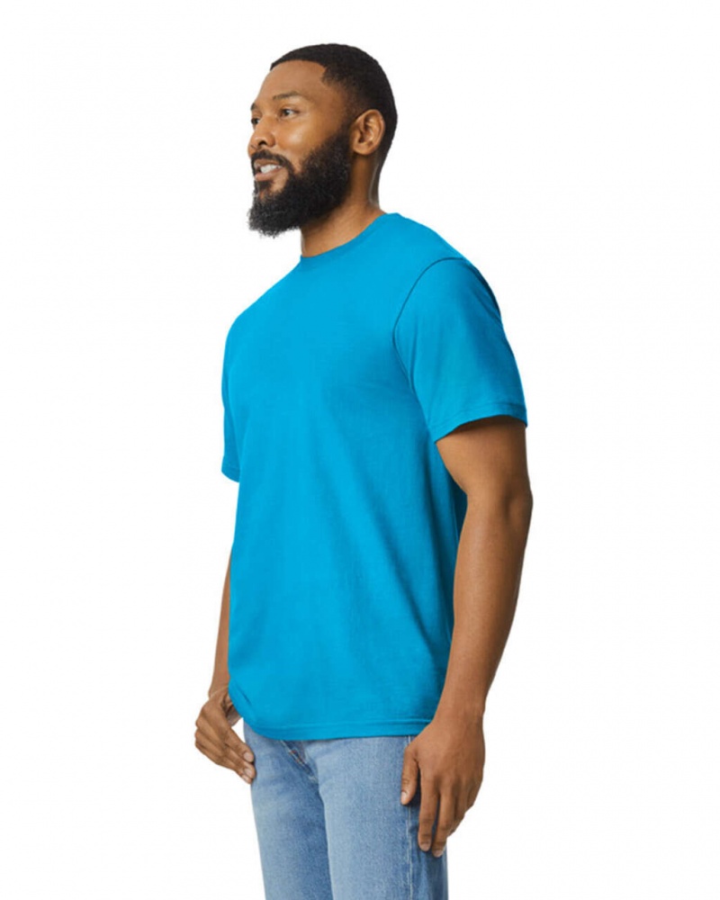 Sapphire Men's Gildan 65000 Midweight T-Shirts | GBKQ37891