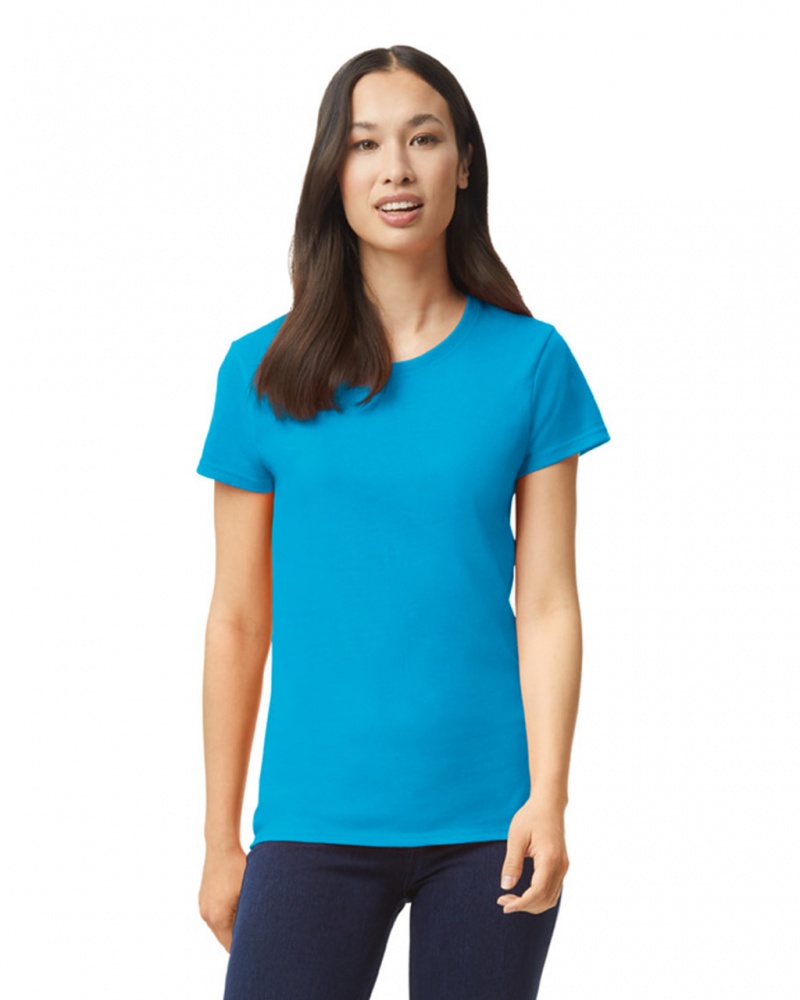 Sapphire Women\'s Gildan 5000L T-Shirts | IKHS54197