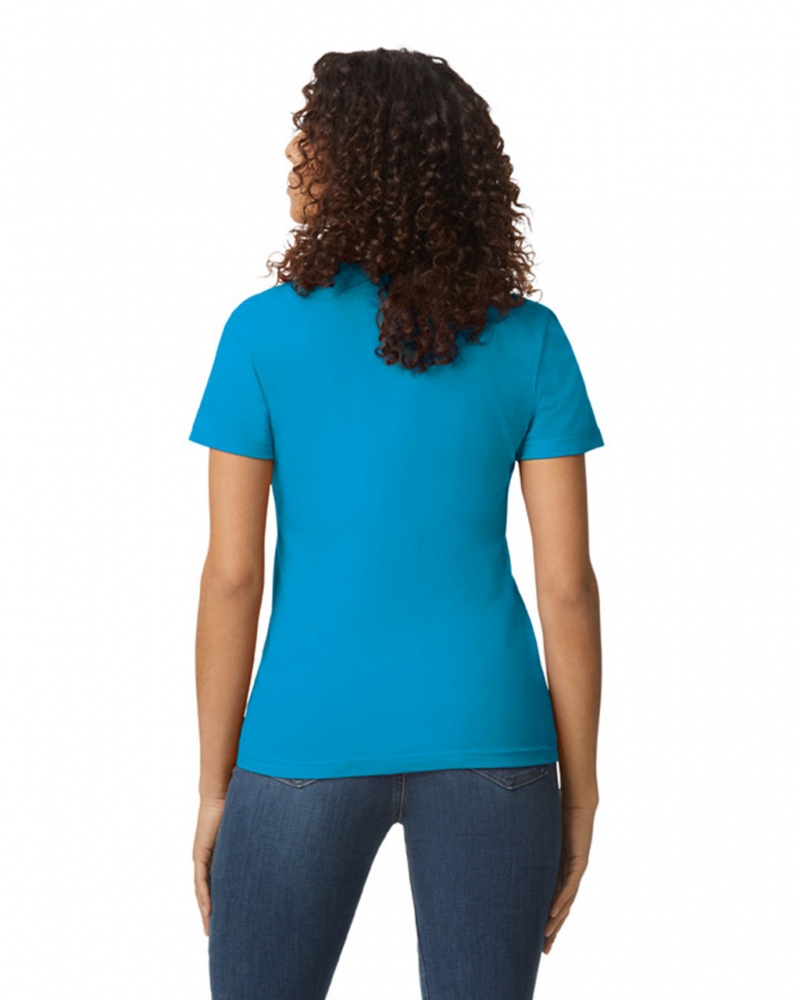 Sapphire Women's Gildan 65000L Midweight T-Shirts | JPGL96713