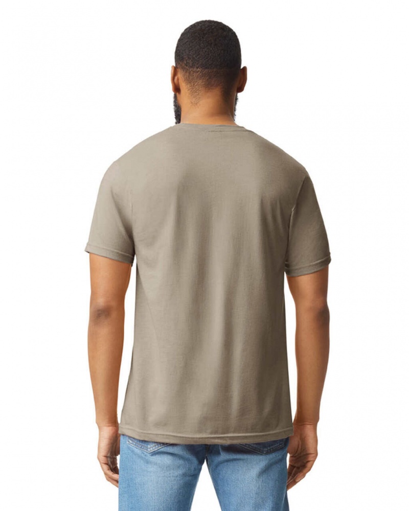 Slate Men's Gildan 67000 CVC T-Shirts | BUGT84209