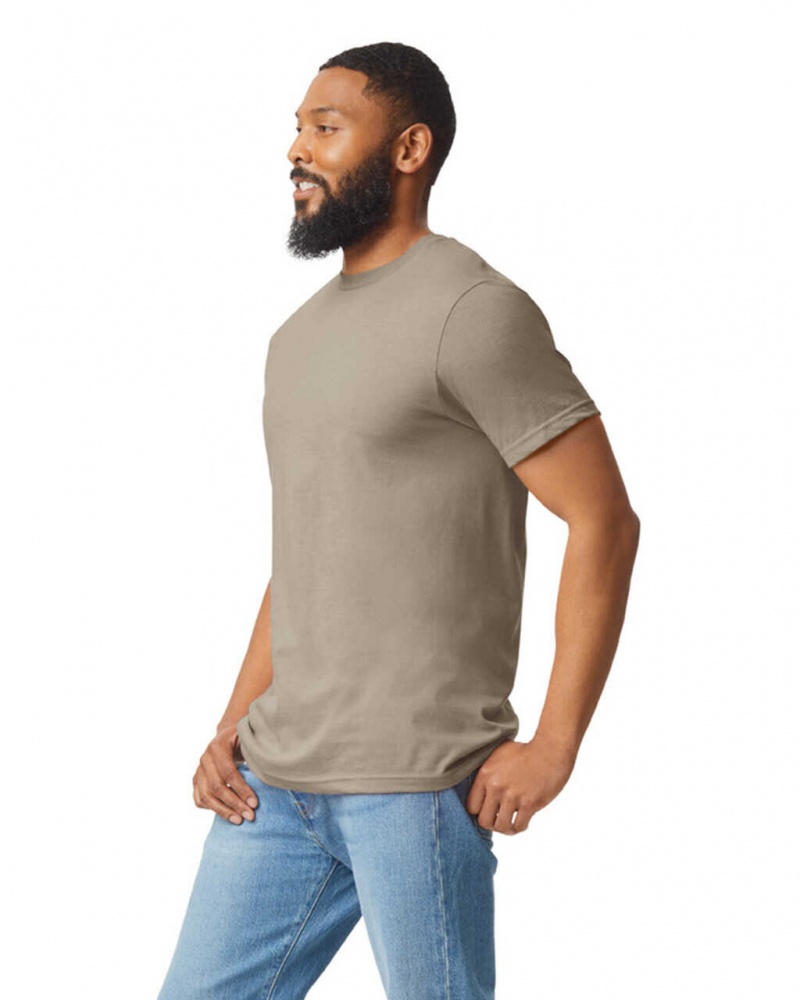 Slate Men's Gildan 67000 CVC T-Shirts | BUGT84209