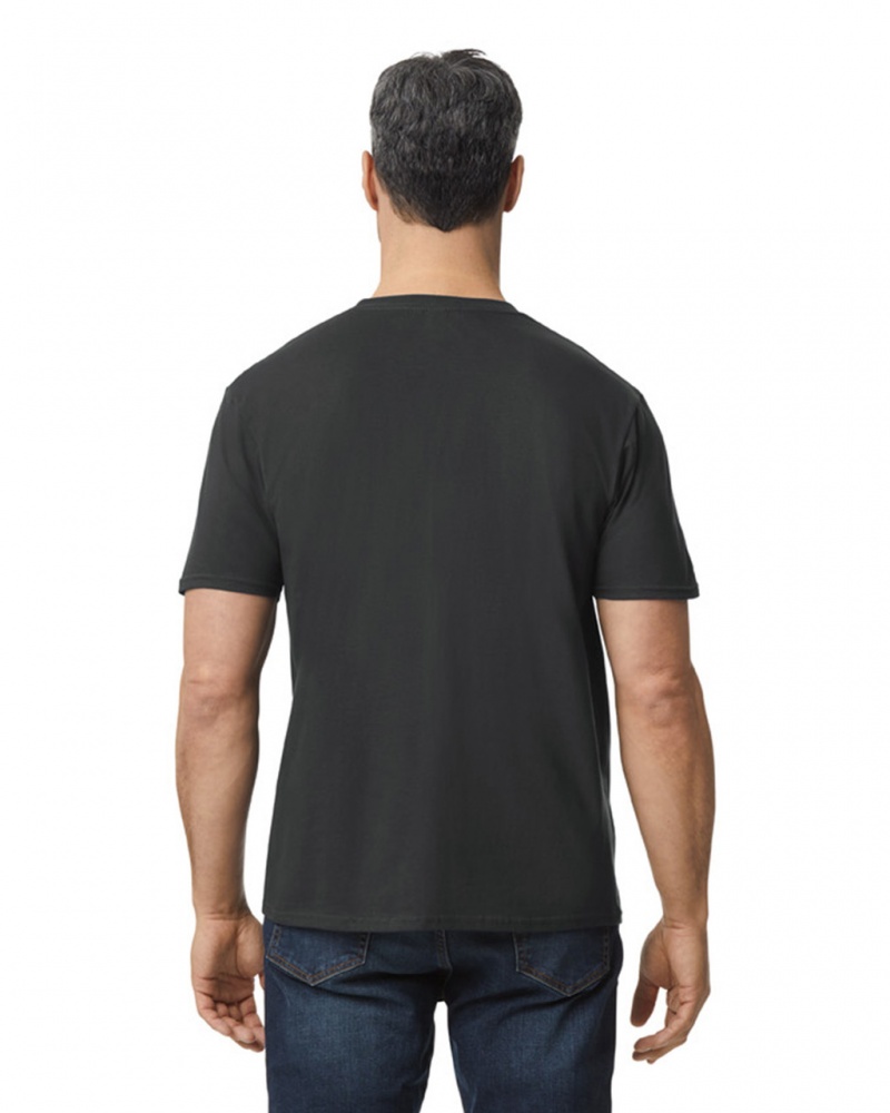 Smoke Men's Gildan 980 T-Shirts | LMAE41273