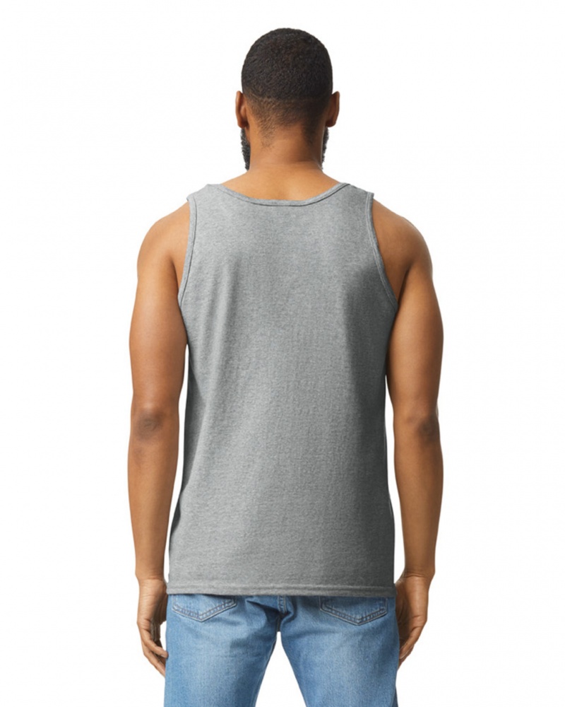 Sport Grey Men's Gildan 2200 Tanks | KEWP35806