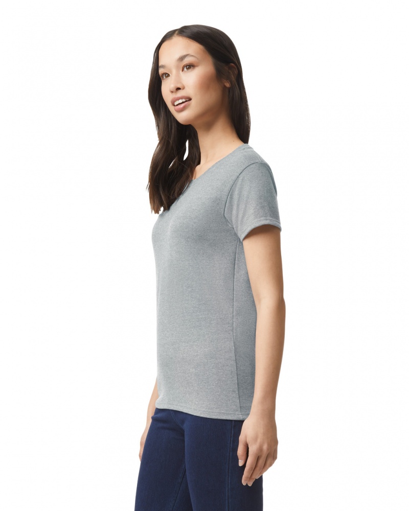 Sport Grey Women's Gildan 5000L T-Shirts | PRHV36704