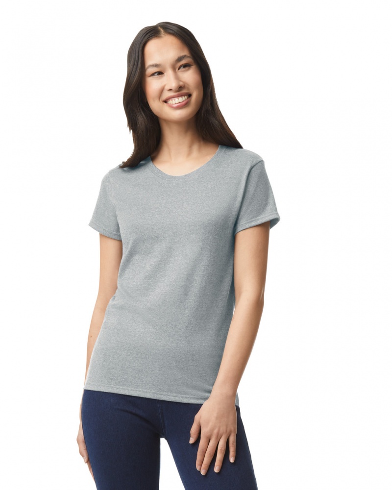 Sport Grey Women\'s Gildan 5000L T-Shirts | PRHV36704