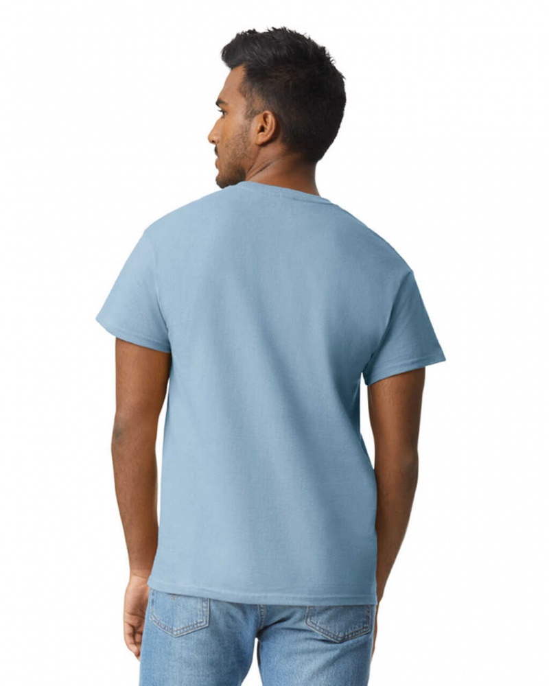 Stone Blue Men's Gildan 2000 T-Shirts | RDBP62850