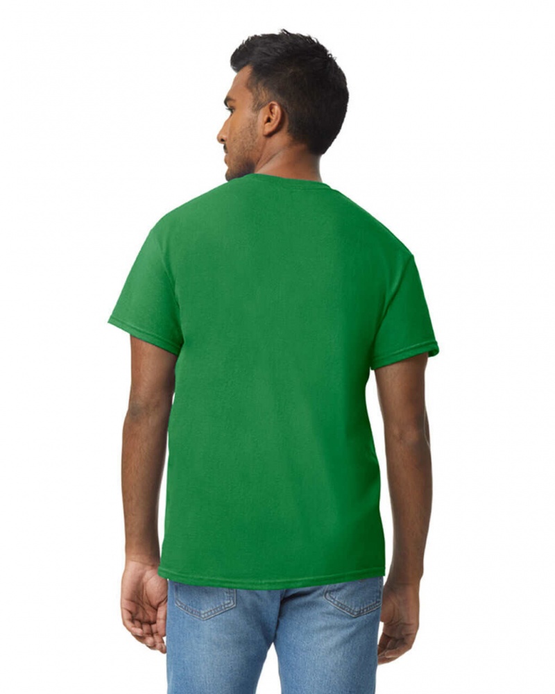 Turf Green Men's Gildan 5000 T-Shirts | EAMB68032